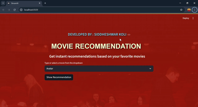 Movie Recommendation System